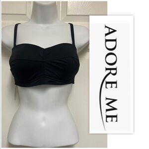 Adore Me Jet Black Vivien Swimwear Top